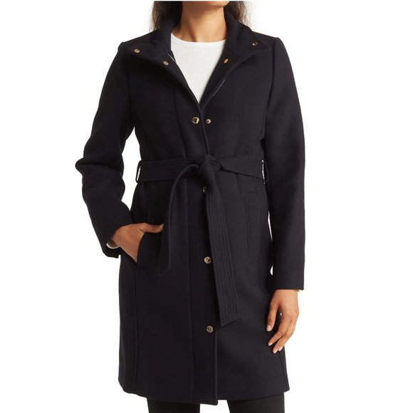 NWT Michael Kors Missy Belt Coat - Picture 1 of 16